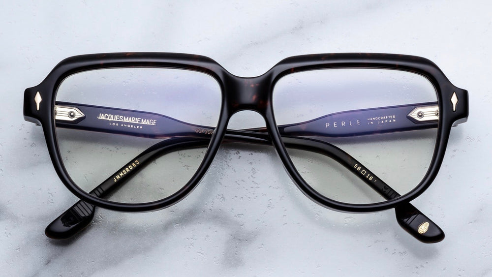 Jacques Marie Mage Perle - Agar | Eyeglasses | Black Optical