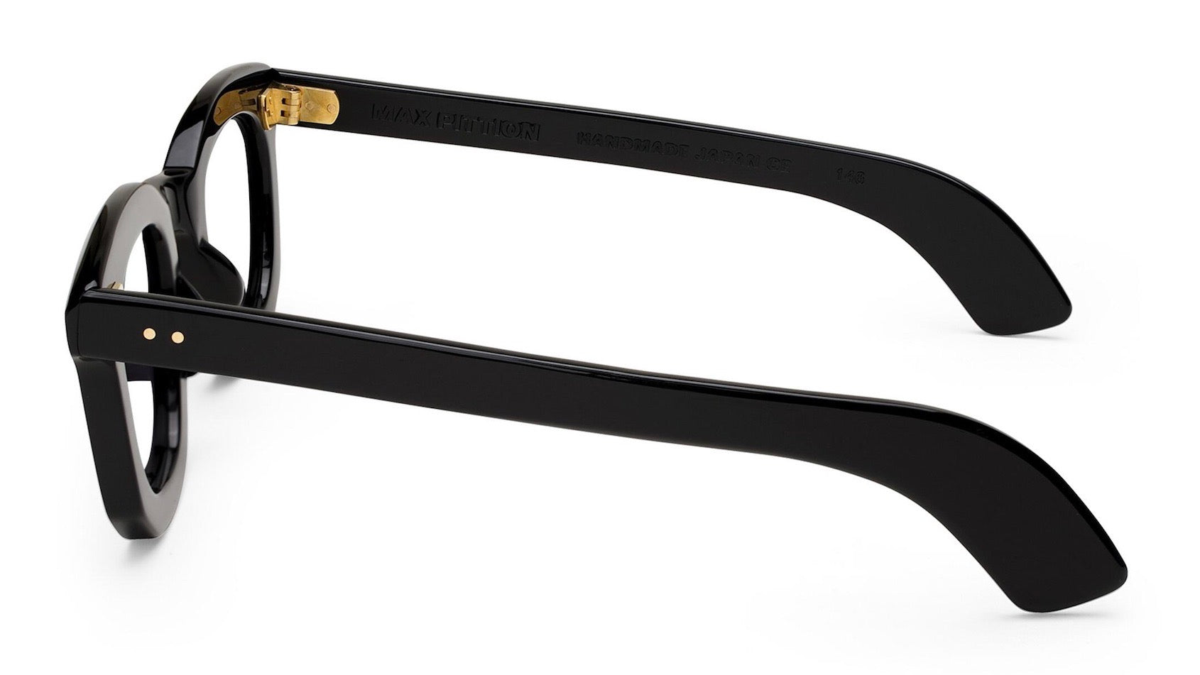 Max Pittion Politician - Piano Black | Eyeglasses | Black Optical