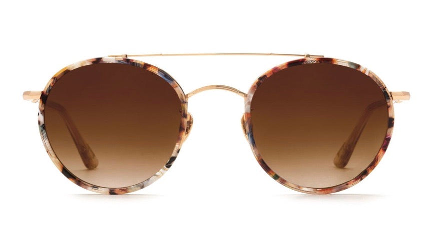 PORTER-18k Titanium / Capri / Petal