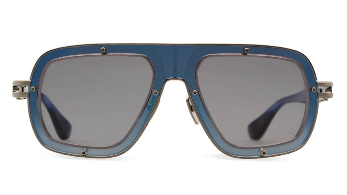 RAKETO-Antique Silver / Blue Swirl / Dark Grey Gradient