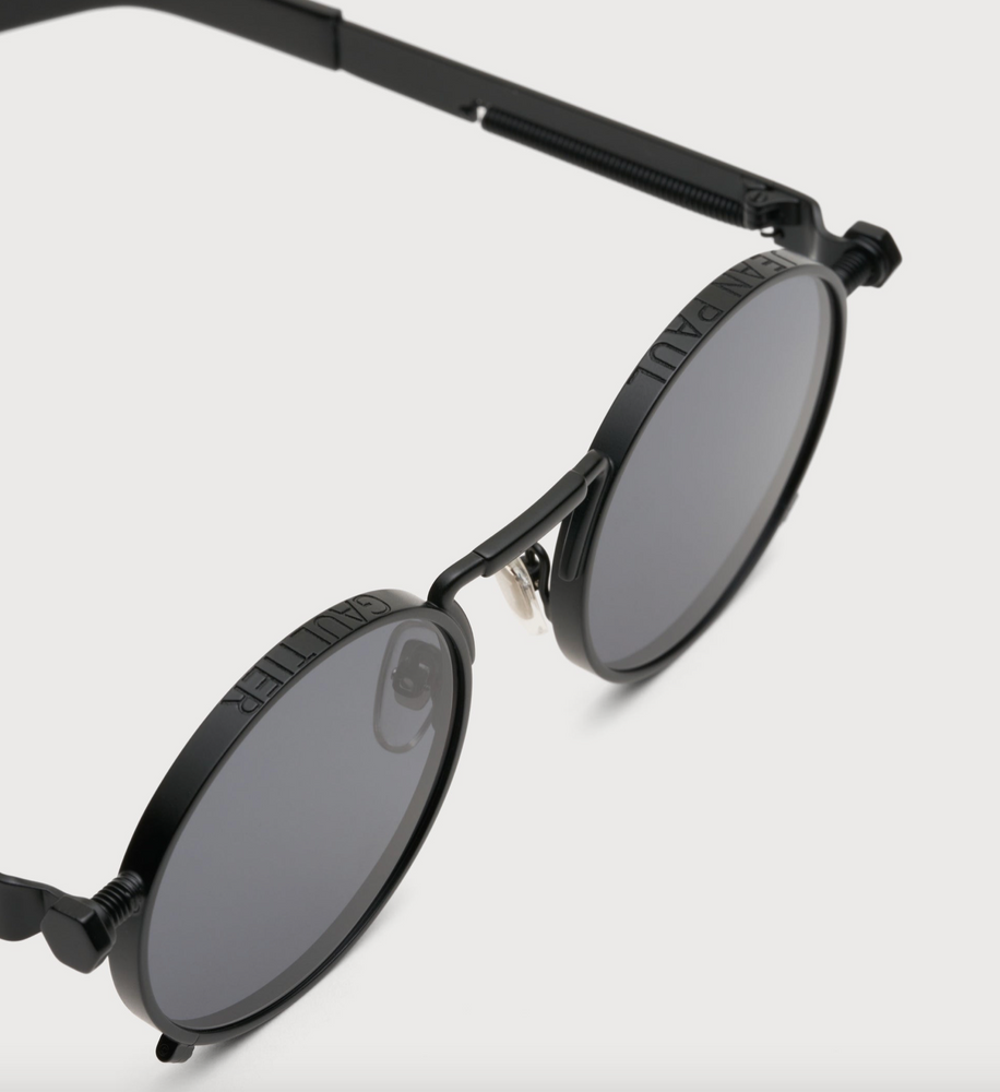 Jean Paul Gaultier Ressort - Matte Black | Sunglasses | Black Optical Jean Paul Gaultier Ressort - Matte Black | Sunglasses | Black Optical