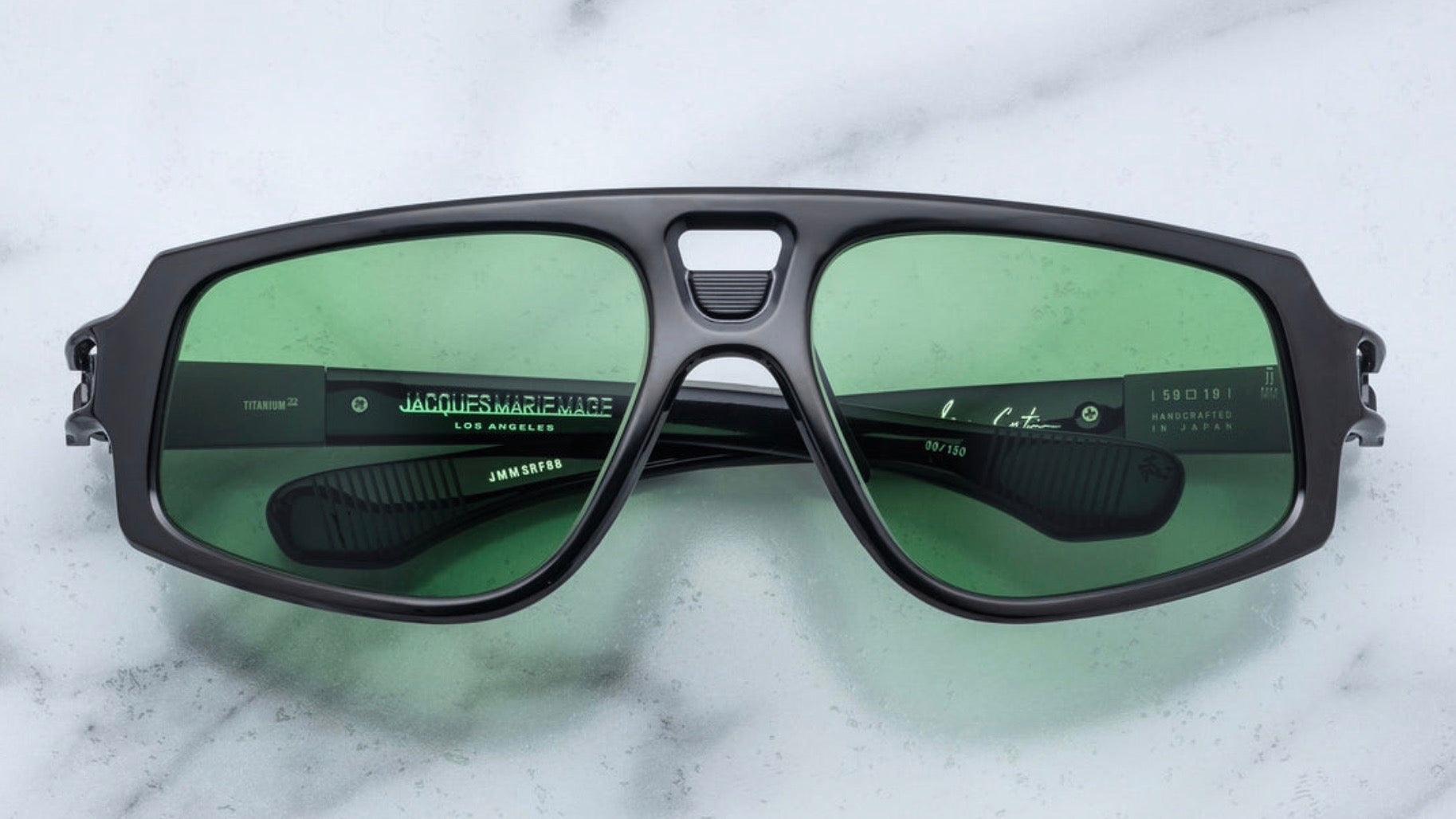 SCARFACE-Black / Palm Green