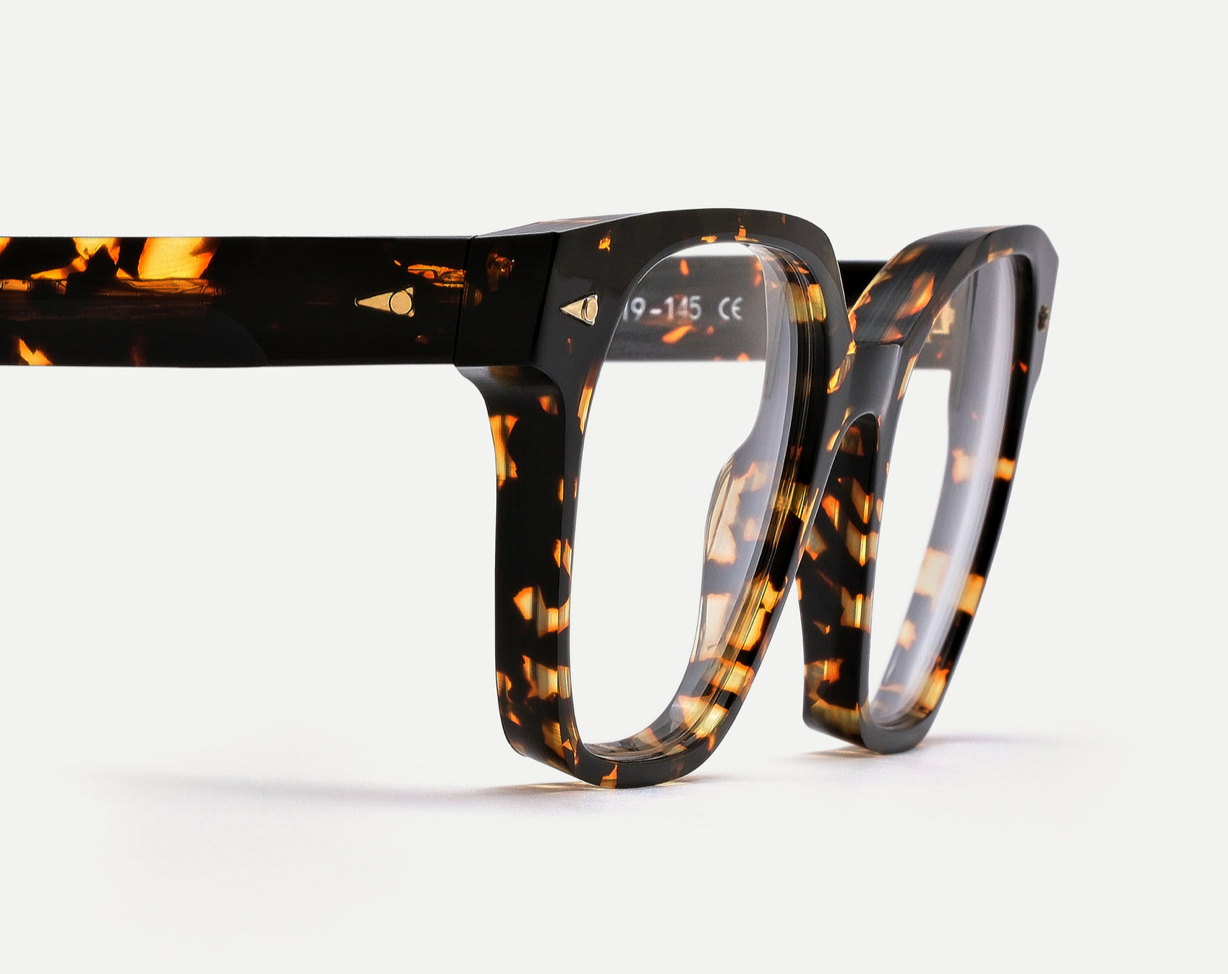 Ahlem Sevres - Yellow Turtle | Eyeglasses | Black Optical