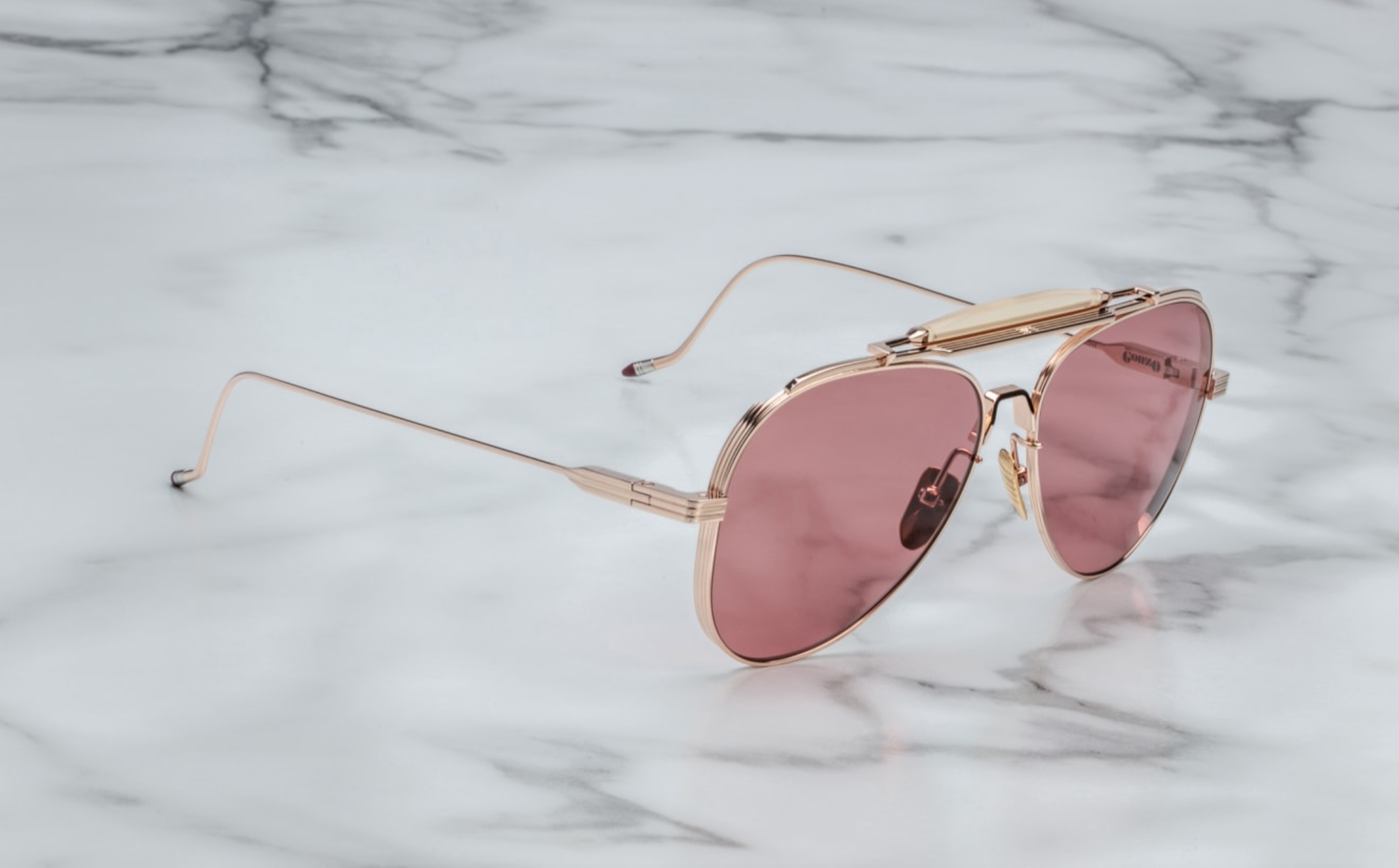 Pugnale Bambole 16Kt Rose Gold handmade Sunglasses NEW CARTIER CT0274S 003 WOMEN GOLD/PINK ROUND SUNGLASSES | eBay main image 3