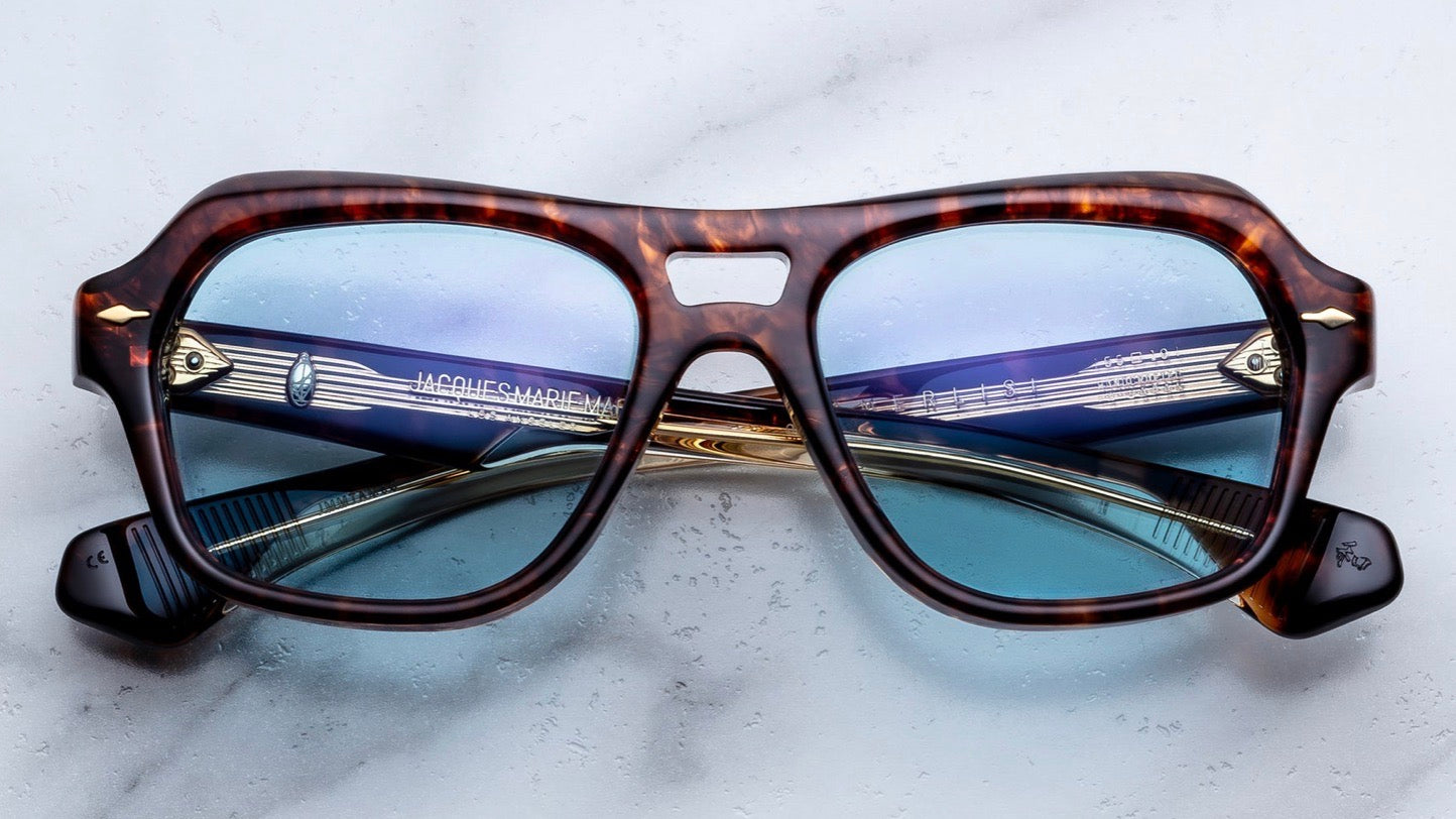 TAMERLIS-Argyle / Powder Blue / Dark Gold
