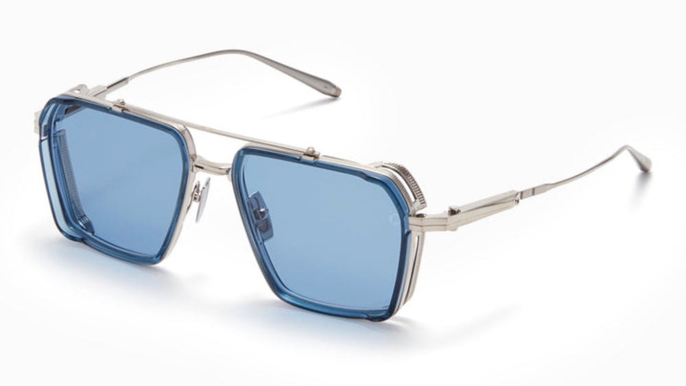 TIROS-Brushed Silver / Crystal Blue / Dark Blue AR