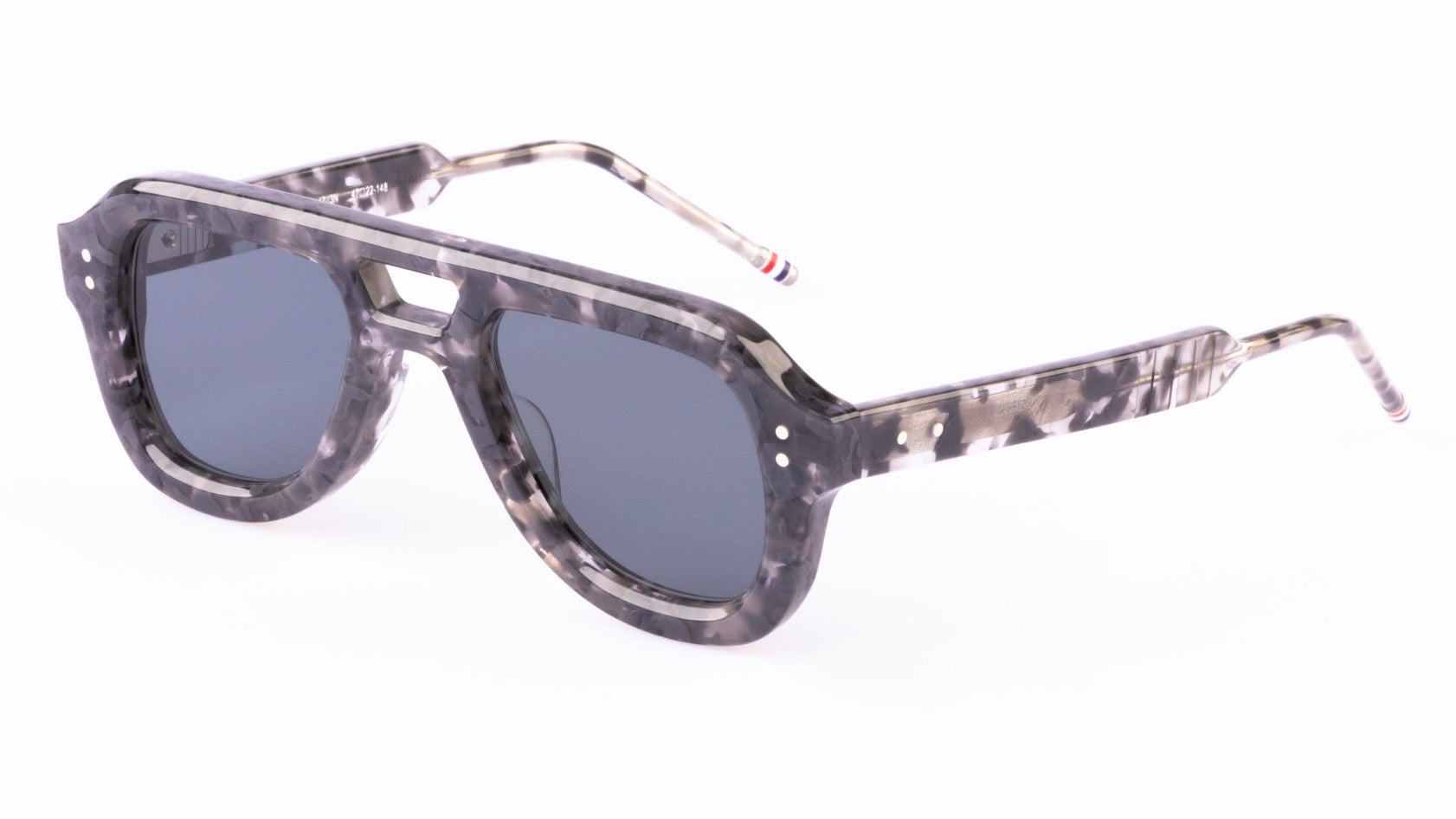 Thom Browne Ues933a - Grey Tortoise | Sunglasses | Black Optical