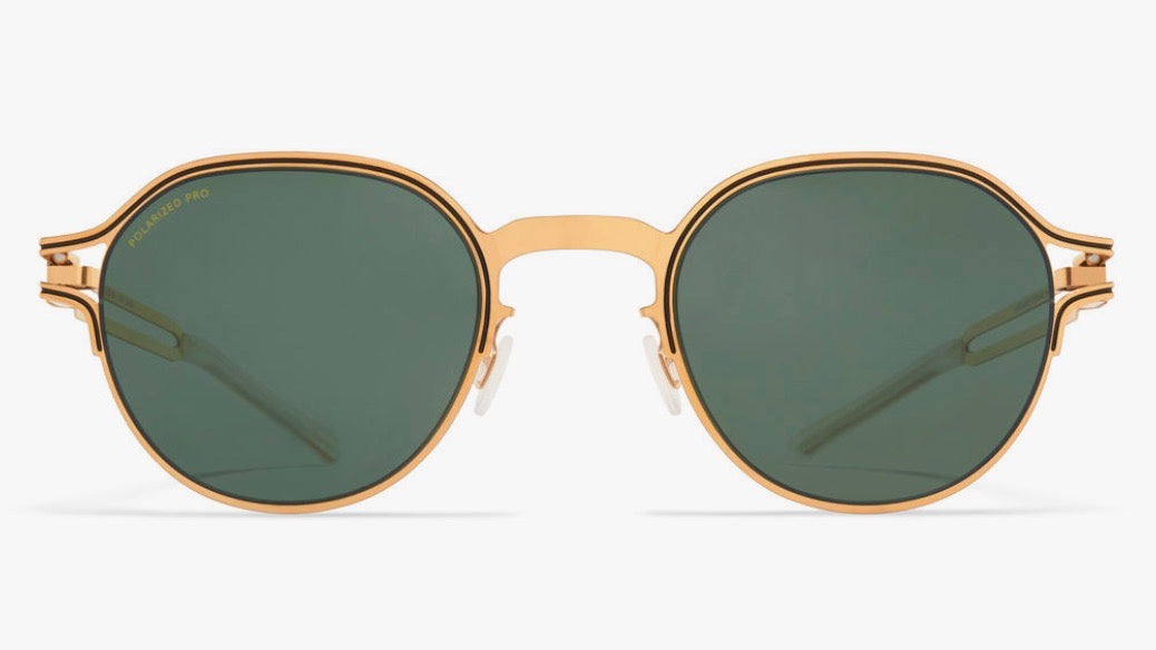 VAASA-Gold / Black / Polarized Pro Green 15