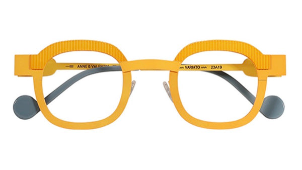 Anne Et Valentin Variato - 23A19 Yellow | Eyeglasses | Black Optical