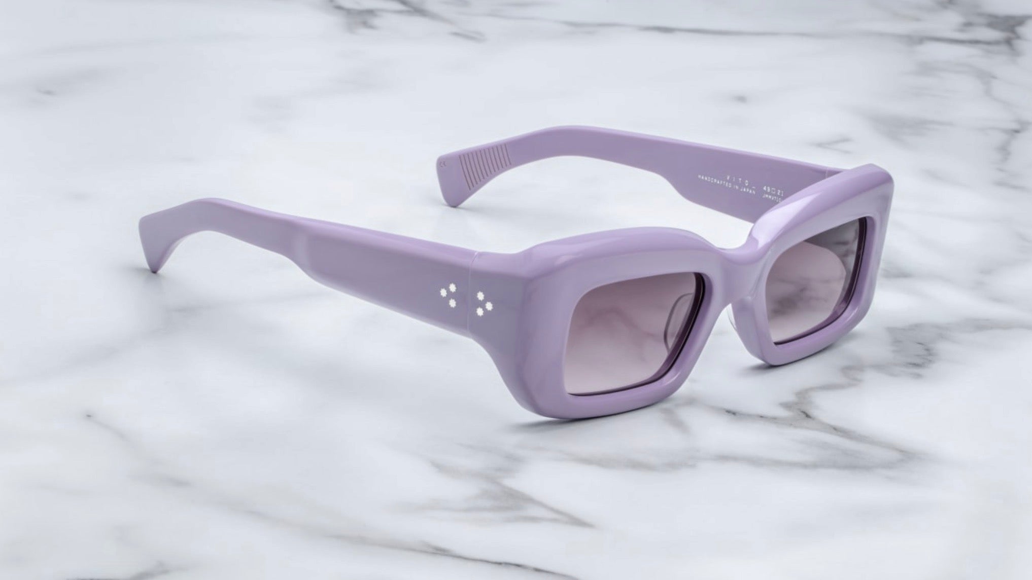 Lavender OTIS Mona Sunglasses Fashion One-Lens Sunglasses · Provence Lavender JF189 – JEFOO main image 4