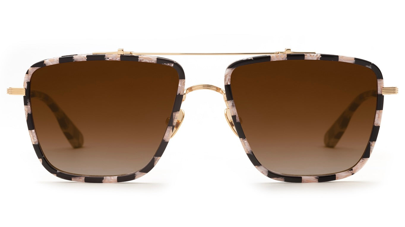 VAIL-18k Titanium + Harlequin / Amber Gradient