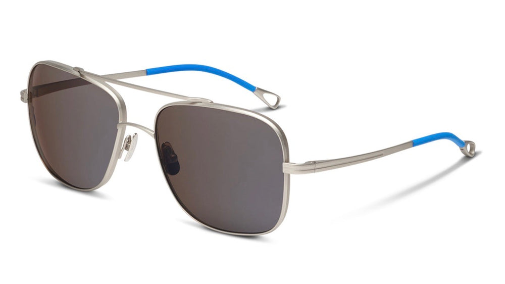 SALT. OPTICS x NORTH SAILS WAYPOINT-Matte Silver / Natural Brown