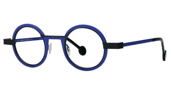 Anne Et Valentin Wellok - 24A24 Blue | Eyeglasses | Black Optical