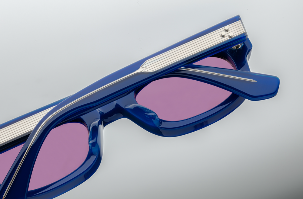 Jacques Marie Mage Whiskeyclone - Lapis | Sunglasses | Black Optical