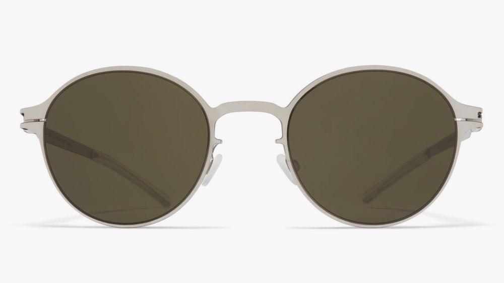 WIM-Shiny Silver / Raw Green Solid