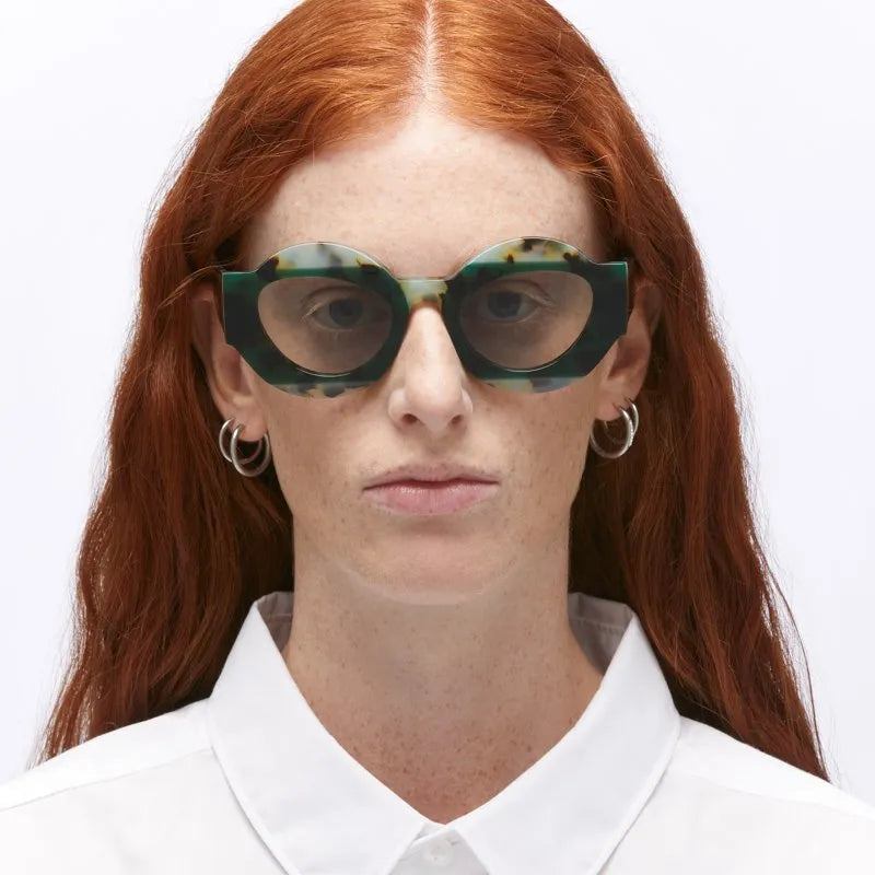 Kuboraum X22 - Wood | Sunglasses | Black Optical
