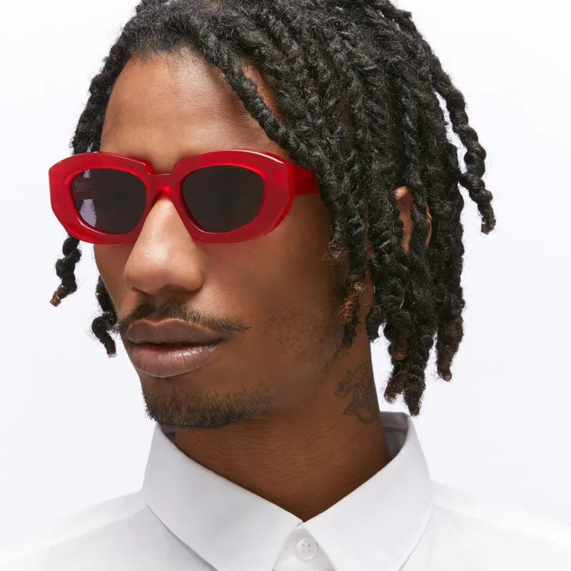 Kuboraum X23 - Red | Sunglasses | Black Optical