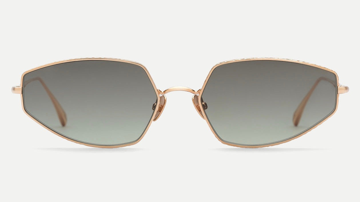 YVONNE-Peony Gold / Green Gradient