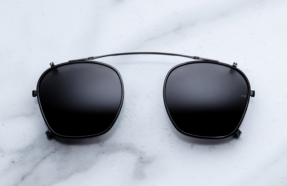 Jacques Marie Mage Zephirin Clip On 2 - Black | Eyeglasses | Black
