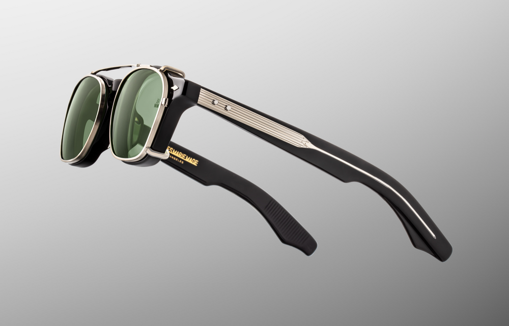 Jacques Marie Mage Zephirin Clip On 2 - Silver | Eyeglasses