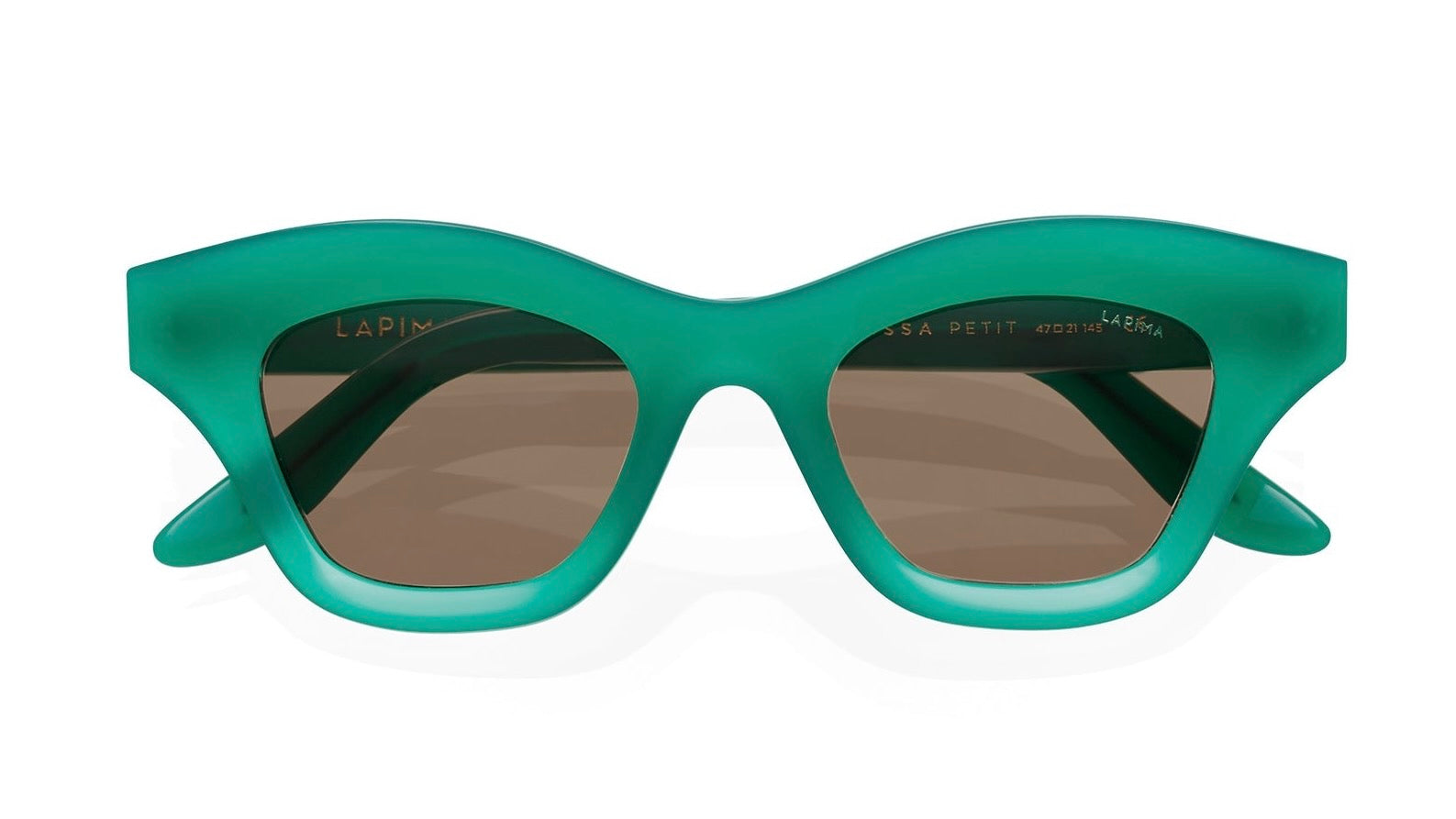 TESSA PETIT-Electric Green / Solid Brown