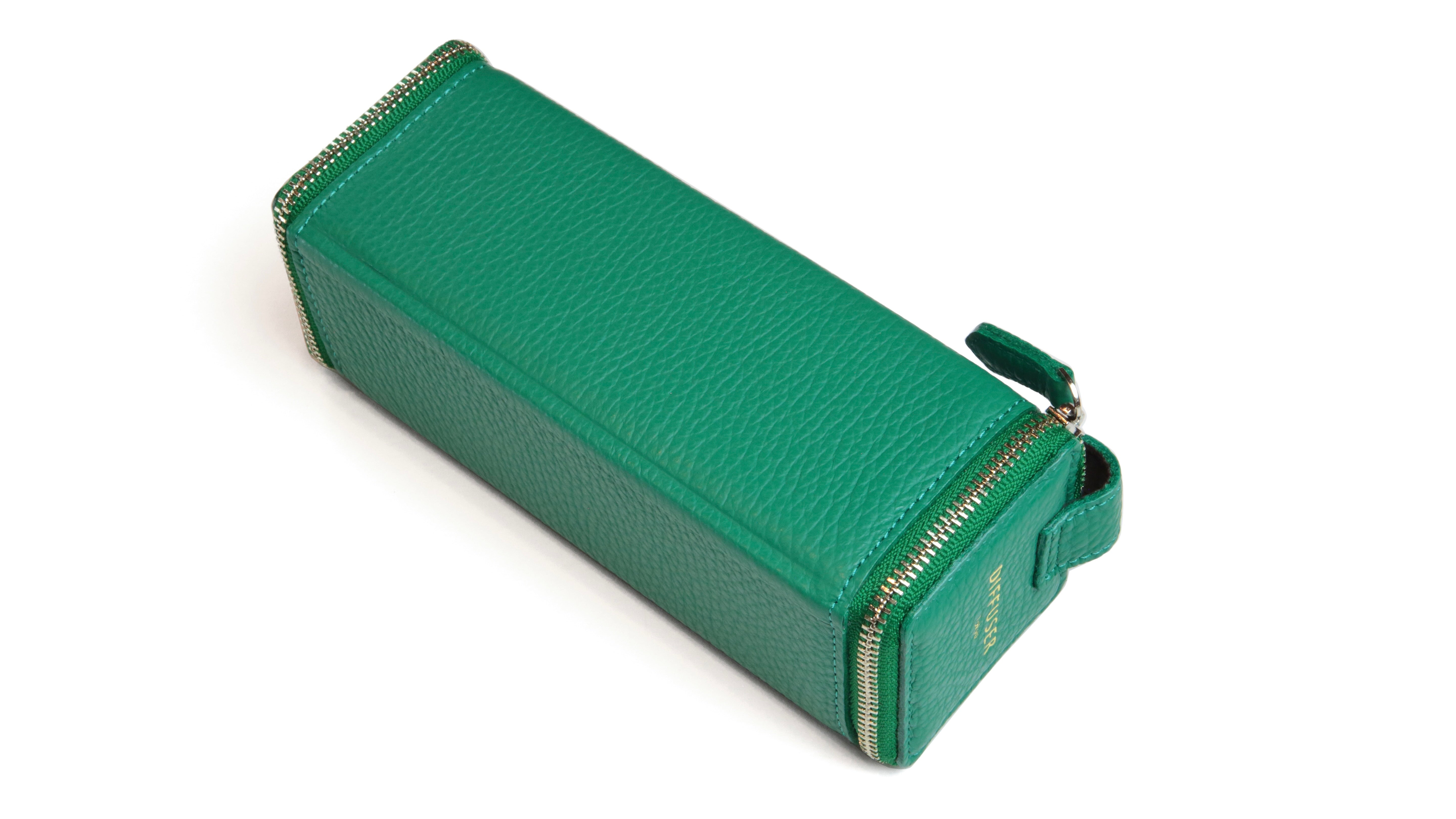 RHOMBUS PRISM CASE-Green / Brown