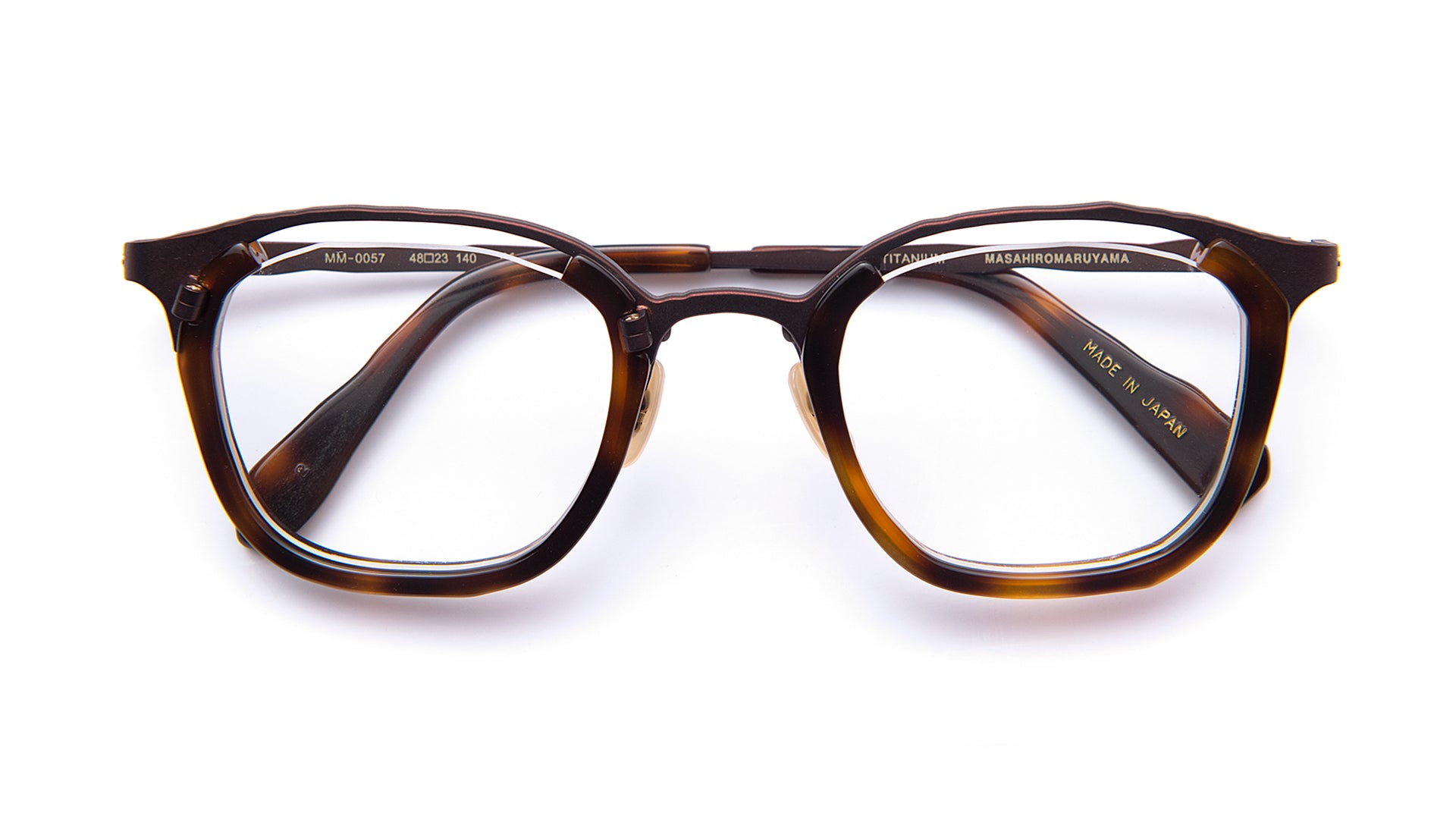 Masahiromaruyama Monocle Mm0057 - 02 Havana | Eyeglasses | Black 