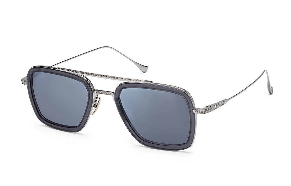 DITA FLIGHT Sunglasses Matte Gray Gold Milky Flash Lens | Inox Wind