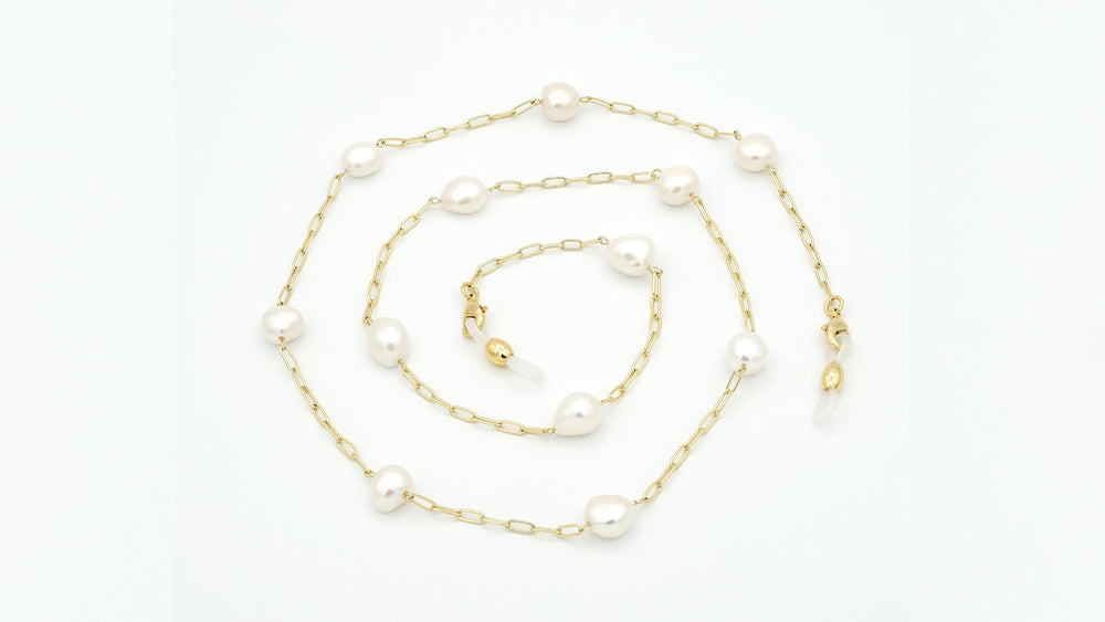 LOLITA CHAIN-Gold / Freshwater Pearls