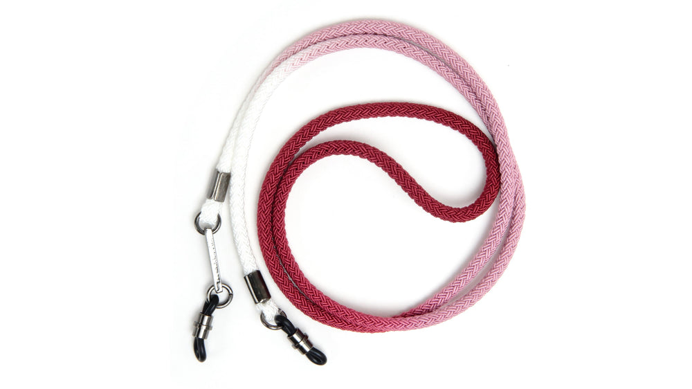 Gradation Glass Cord-Red to White