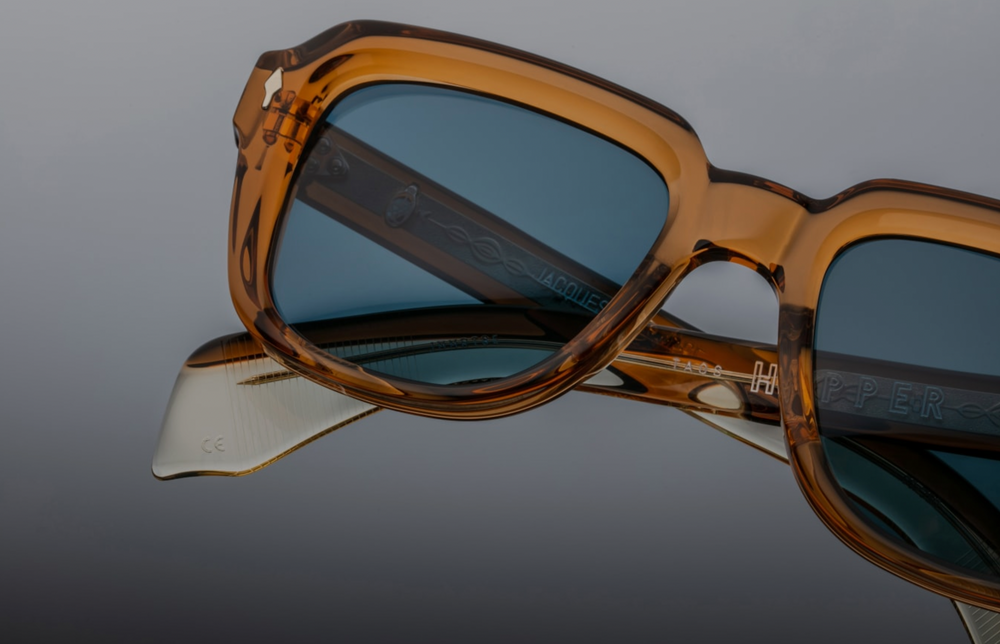 Jacques Marie Mage Taos Hopper - Whiskey | Sunglasses | Black Optical