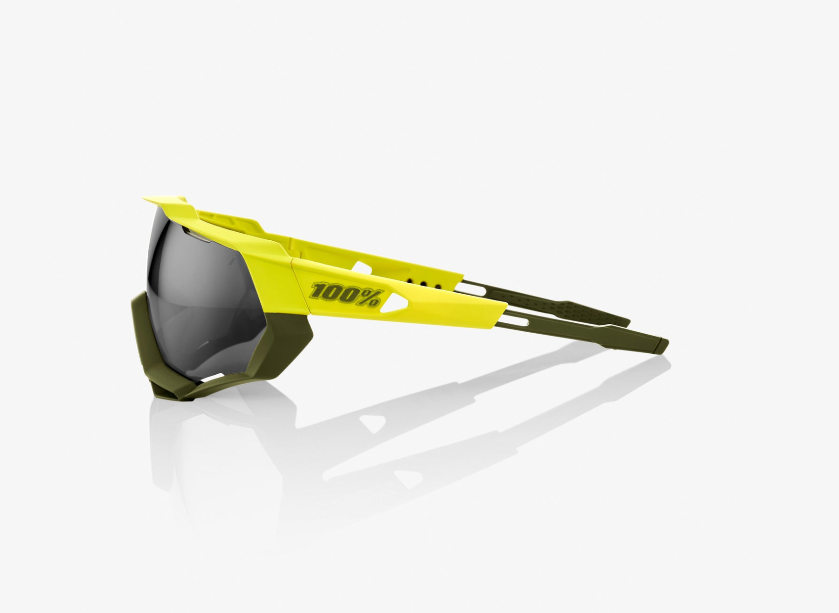 100% Speedtrap - Soft Tact Banana | Eyeglasses | Black Optical