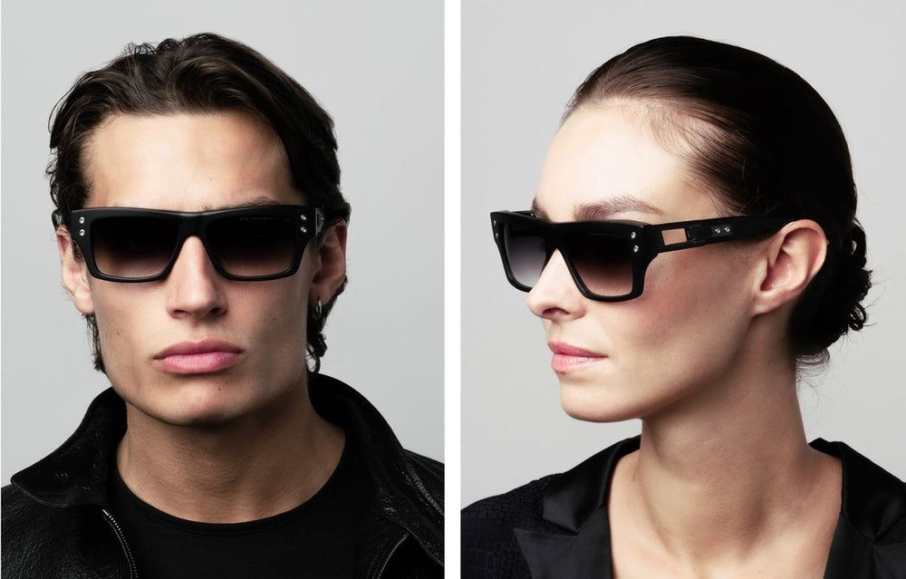 Dita Grandmaster Seven - Crystal Clear | Sunglasses | Black Optical