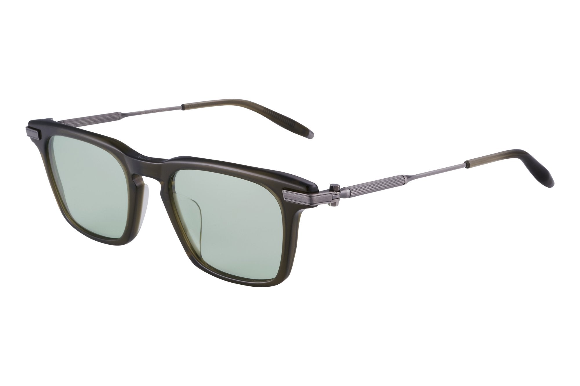 アネモネ Akoni Zenith Rx - Olive | Eyeglasses | Black Optical