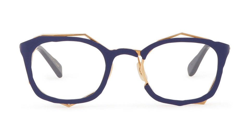 Masahiromaruyama Doodle Mm0046 - 03 Navy | Eyeglasses | Black Optical